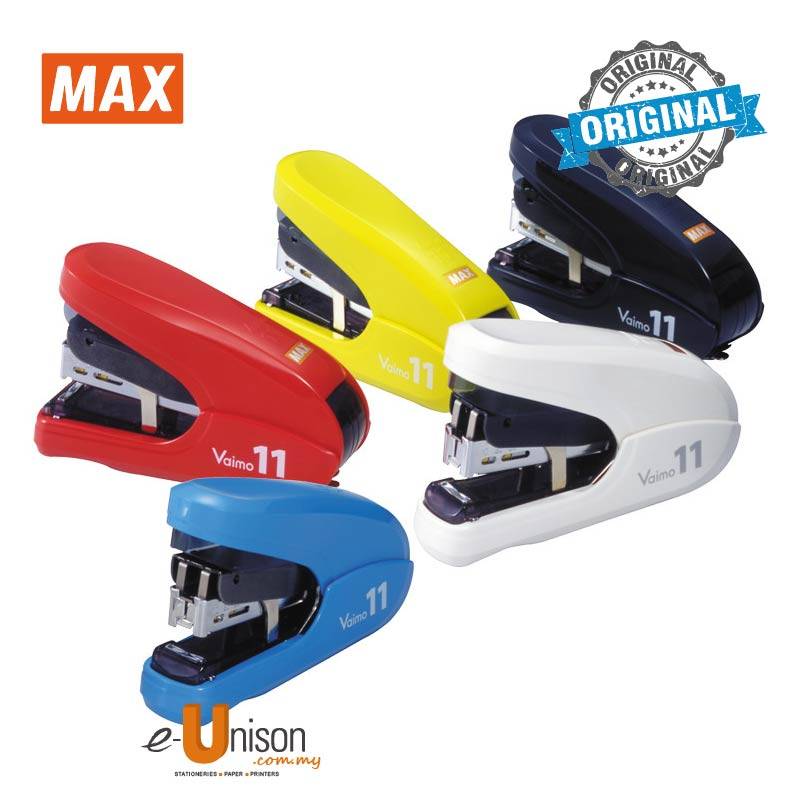 Max HD11FLK FlatClinch Stapler + Staples No.111M