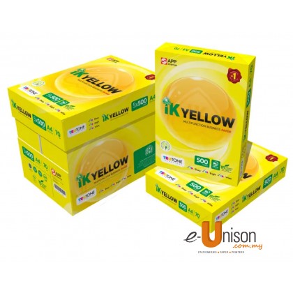 IK Yellow Multi Purpose Paper A4 70gsm 500's