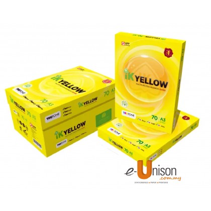 IK Yellow Multi Purpose Paper A3 70gsm 450's