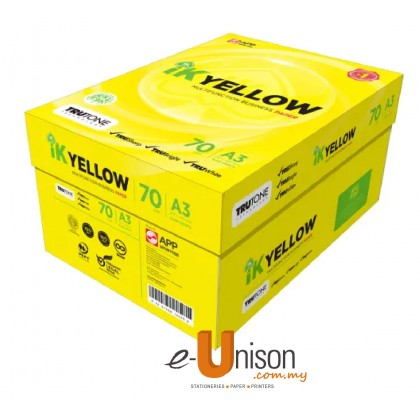 IK Yellow Multi Purpose Paper A3 70gsm 450's