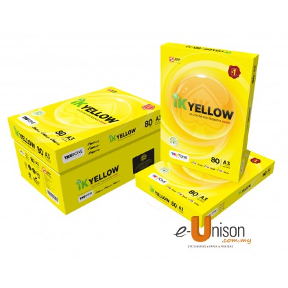 IK Yellow Multi Purpose Paper A3 80gsm 450's
